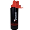 Precision Unisex's Team Hygiene Water Bottle, Black/Red, 1 Litre, one