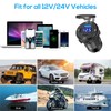 Linkstyle USB Car Charger Socket, 72W QC3.0 & Dual PD