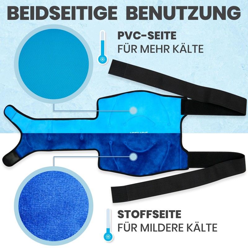 ICEHOF Knee Cooling Cuff – Universal Use – Cooling Pad