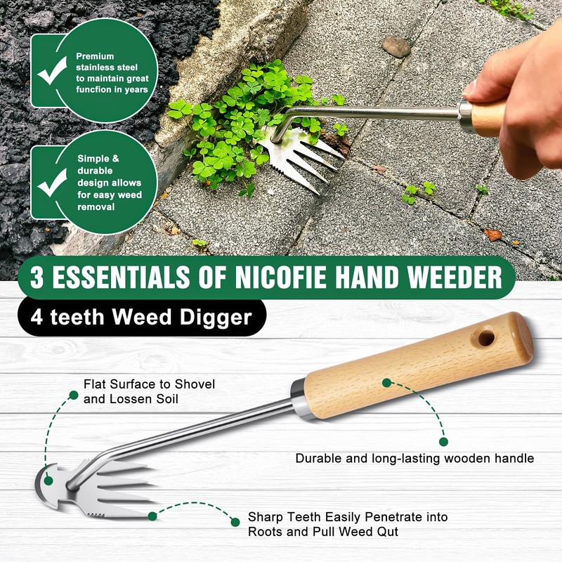 BOOLOOEN Hand Weeder Tool (BMCCQ47)