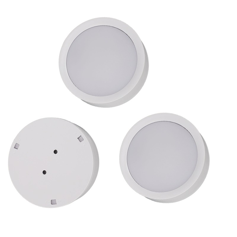 LED Puck Light with Remote Control 13 Colors Battery Powered