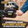 Trailer Hitch Lock, Anti Theft Trailer Lock for 2-5/16, 2