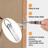 CTEAKOP 6 Pcs Picture Hanger, D Rings Heavy Duty, D
