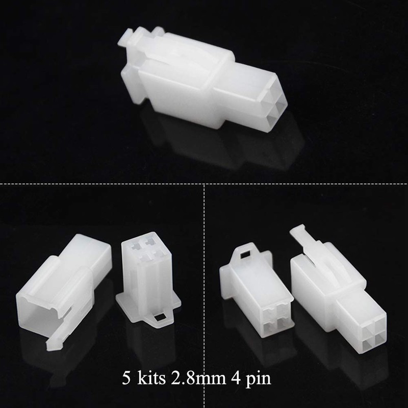 WMYCONGCONG 400pcs 2.8mm 2 3 4 6 9 Pin Automotive