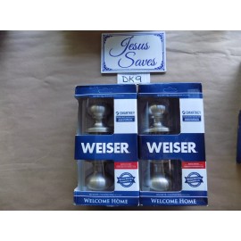Weiser 2- Weiser Satin Nickel Entry Lockset GA531 P15 SMT MS 6LR1  9ga5310-103     Dk9