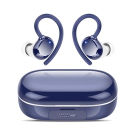 Bluetooth Kopfhörer Sport, Kopfhörer Kabellos Bluetooth 5.3 mit 4 ENC Mic, 128H Spielzeit Kabellose Kopfhörer, Tiefer Bass Earbuds IP7 Wasserdicht Ohrhörer LED-Anzeige USB-C Touch Control mit Ohrhaken