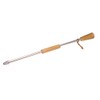 Redecker Aluminum Bouffadou-Flame Blower with Oiled Beechwood Handle, 23-5/8-Inches, Leather