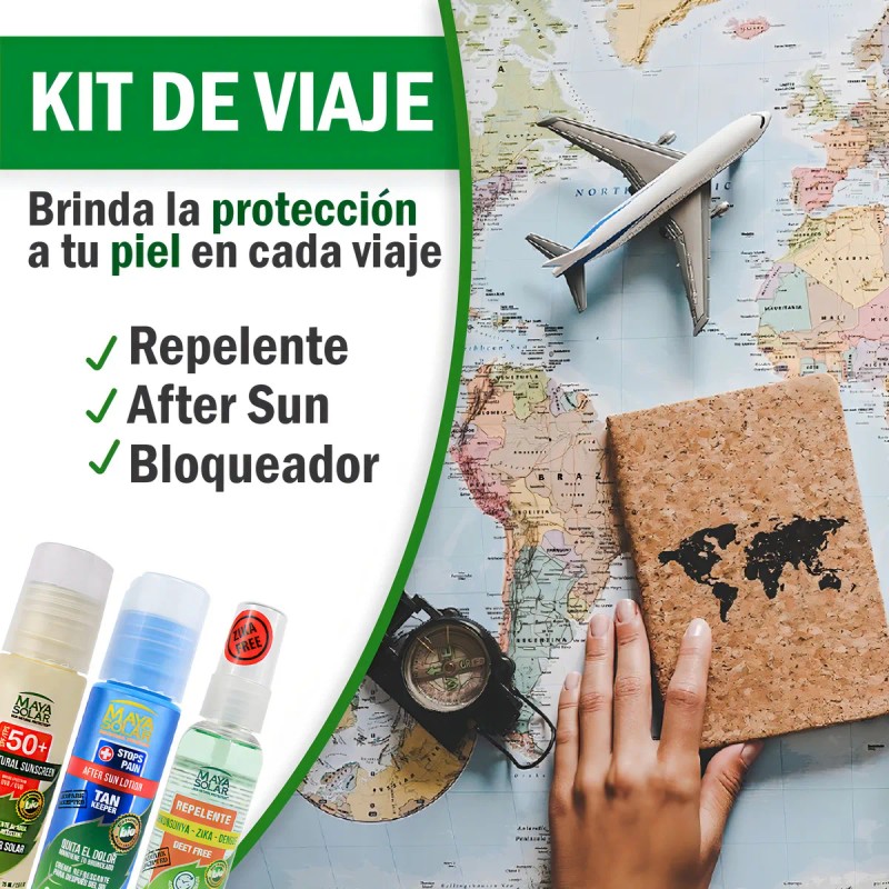 Kit Protector Solar Bloqueador After Sun Repelente