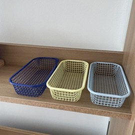 Prop shop recommended pastel steel basket Mini accessory basket butter yellow 2ea
