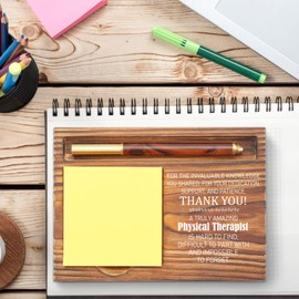 Physical Therapist Appreciation Gift, PT Thank You Desk Organizer, Rehabilitation Therapy Sticky Note Holder, Office Decor for Physiotherapists, Occupational Therapists, Clinic Staff TZP88