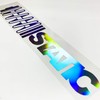 Static Aufkleber Hologramm Autoaufkleber Tuningsticker Regenbogenfarben Sticker Oilslick Weiß, 55