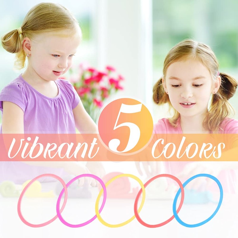 Dreamlover Hair Elastics, Elastic Hair Bands for Girls, Small Rubber