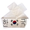 South Korea Flag Cotton Headscarf Tie Hair Accessories Cosplay Unisex,