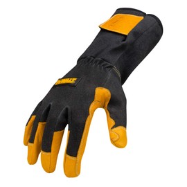 Dewalt Premium TIG Welding Gloves, Adjustable, Gauntlet-Style Cuff, Small