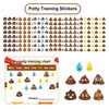 608pcs Funny Potty Training Stickers, Waterproof Potty Poo Decals for