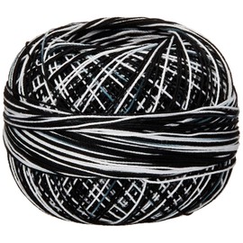 Handy Hands Lizbeth Egyptian Cotton Crochet Thread, Tatting Thread, and Knitting Thread Lace Size 20 (25 Grams 210 Yards) – HH20148, Zebra