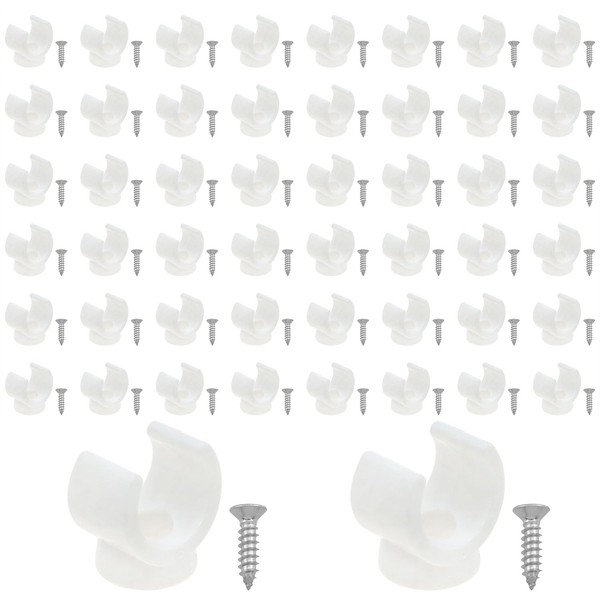 AYLIFU 1/2 Pipe Clamp PEX Pipe Clamp PVC Clamp White