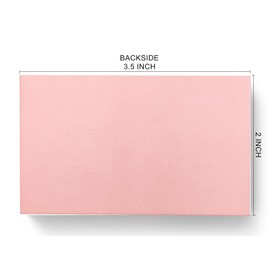 RXBC2011 Thank you for your support Card Client Appreciation Cards Greeting Package Insert for online business pack of 100 pink