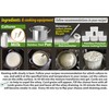 Kit de 6 piezas para hacer quesos perforados para prensar
