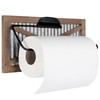 Autumn Alley Rustic Barn Door Paper Towel Holder - Country