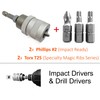 ELECTRIC DRILL to SCREWGUN CONVERTER Adjustable Clutch Drywall Tool Screw