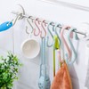 E-outstanding 4pcs Plastic S Shaped Double Head Hanger Hook Bathroom