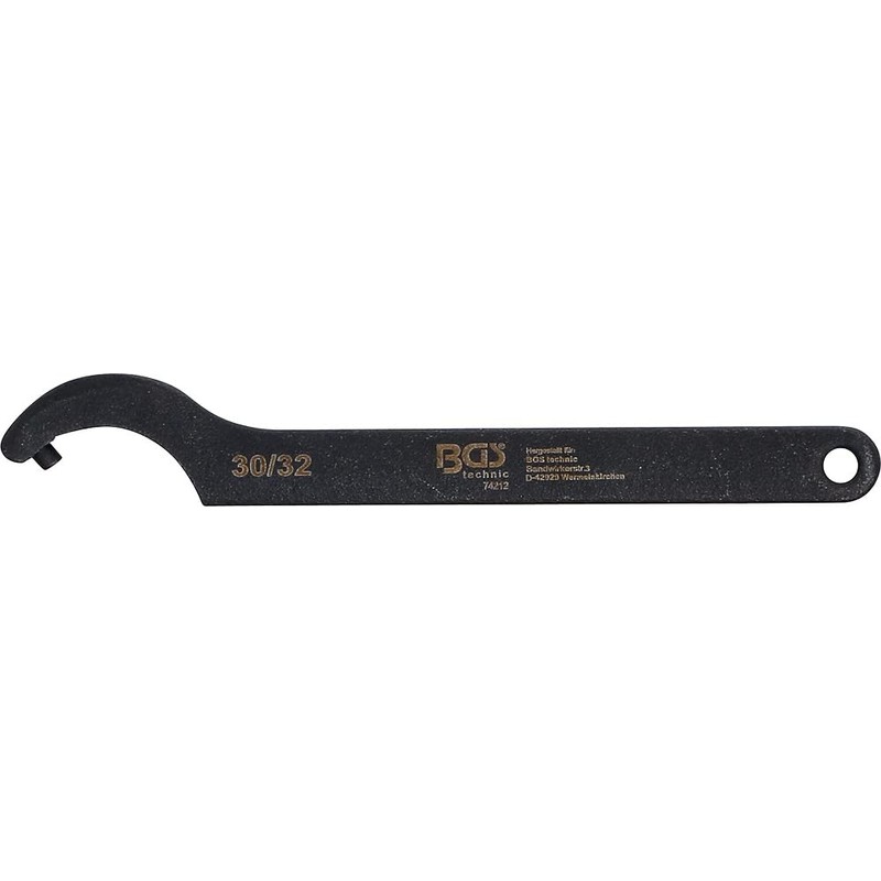 BGS 74212 | Hook Wrench with Pin | 30 -