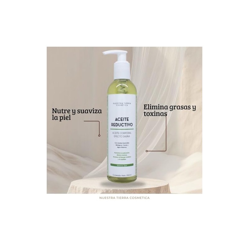 Aceite Reductivo Efecto Sauna Ideal Para Masajes 250ml