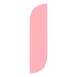 LookOurWay Feather Flag Set, 5 ft Advertising Flag with Poles and Ground Spike for Business Promotion, Solid Colors (Pink)