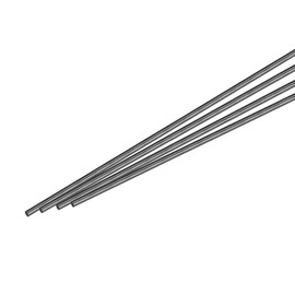 sourcing map Carbon Fiber Rod, 3mm x 100mm for RC Plane DIY Tool Wing Tube Quadcopter Arm, Pack of 4