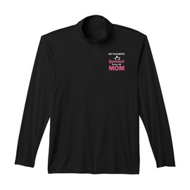 My Favorite Gymnast Calls Me Mom Inspiration Performance Quarter-Zip Top