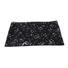 LRRH Womens Fashion Note Scarf Super Lightweight Music Shawl Beach Towel (Black)