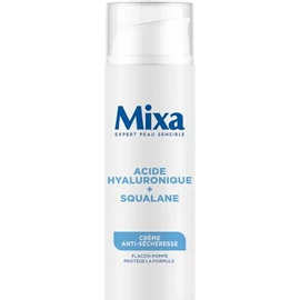 Mixa - Anti-Trockenheitscreme – mit Hyaluronsäure und Squalan – spendet 48 Stunden Feuchtigkeit – beruhigt das Ziehen – hypoallergen – 50 ml