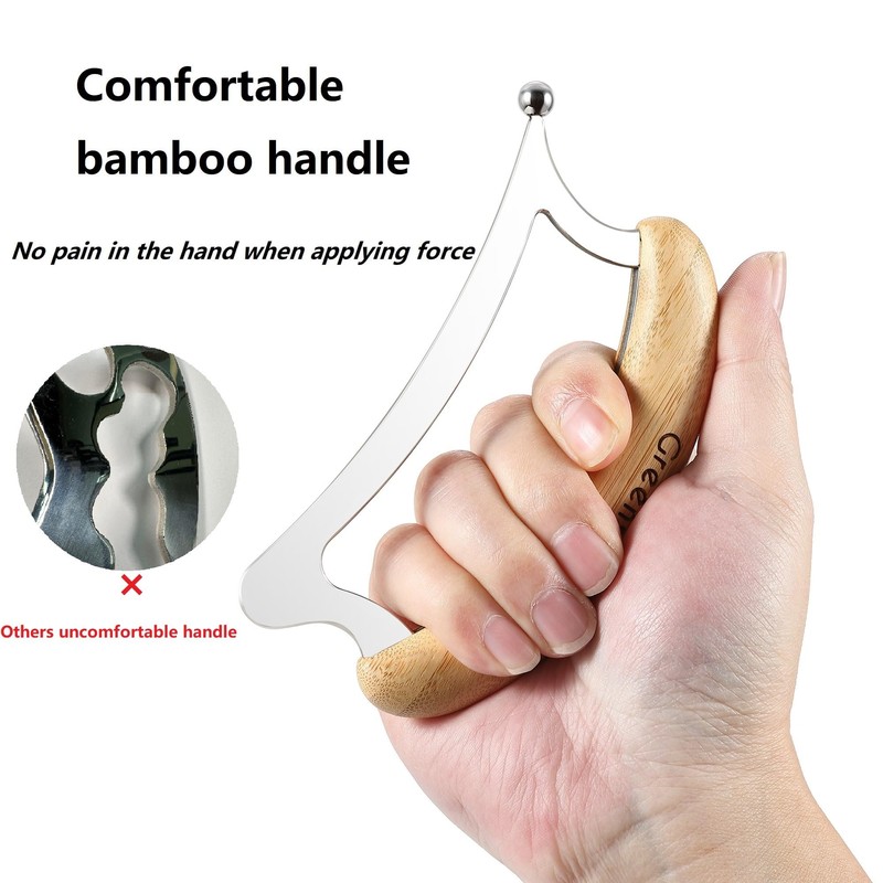 2 in 1 Stainless Steel Gua Sha Massage Tool Set