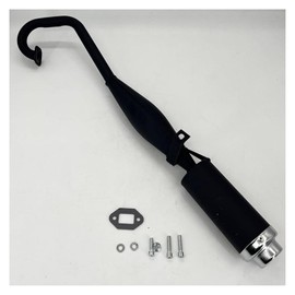 Motorcycle Exhaust Silencer for 47cc 49cc 2-Stroke Engine Pocket Quad Mini Quad Exhaust with Space Universal Motorcycle Exhaust Mufter