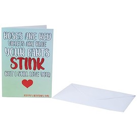 Funny Cards Roses Are Red Violets Are Blue Valentines Day Card Joke Laughter Fun Novelty SP25