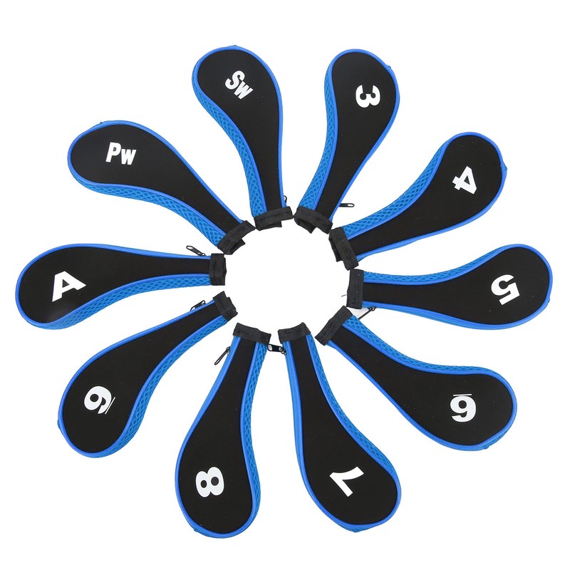 10Pcs Golf Club Head Cover Neoprene Golf Head Cover for