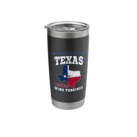 Someone In Texas Loves Wind Turbines Proud Texas Flag Stainless Steel Insulated Tumbler