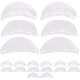 Almohadillas de Silicona para Pestañas, 10 Pares Rosa Permanente de Pestañas, Uso Profesional en Salón, Seguras Piel y No se Deforman