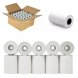 First Data 50 ROLLS 2 1/4" X 85' FIRST DATA FD130 FD50 FD55 FD100TI THERMAL PAPER 50ROLLS