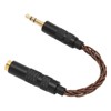 4.4mm Balanced Female to 3.5mm Stereo Male Adapter Cable Gold