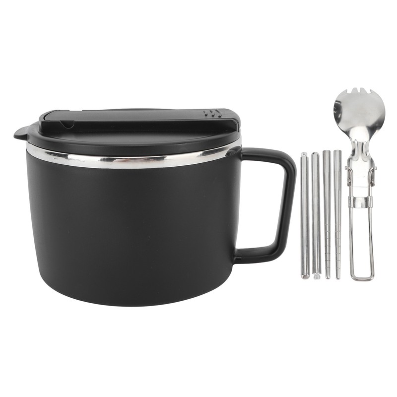 304 Stainless Steel Instant Noodle Bowl 1200ML Large Capacity Noodle