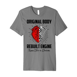 Funny Open Heart Surgery Recovery Survivor Gifts Men Women Premium T-Shirt