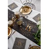 Table Runner Table Runner Black Gold Birthday Numbers 18 20