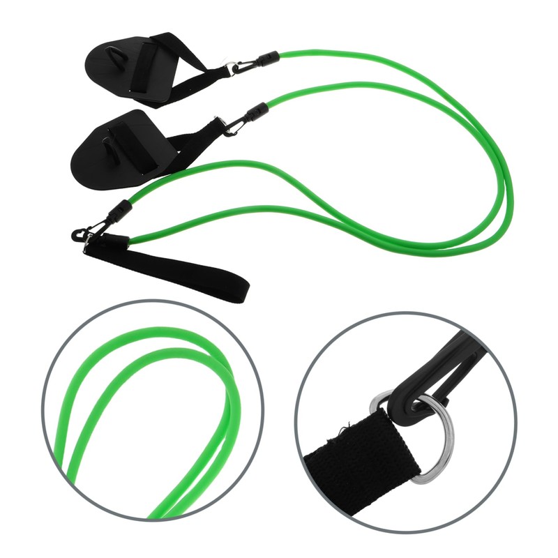 Gatuida Swimming Strength Training Drag Belt Freestyle Arm Paddles Pool