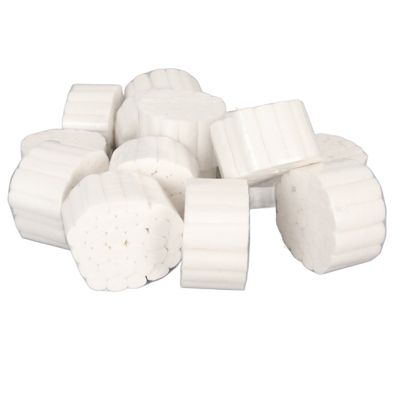 1000Pcs Dental Cotton Rolls High Absorbent Comfortable Nose Bleed Plugs