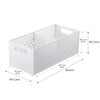 Yamazaki 5020 Vegetable Stocker, Tower, White, Approx. W 6.0 x