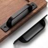 Ntresbonne 12 Pack 5 Inch 128 mm Matte Black Square