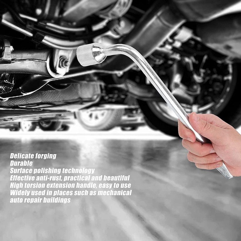 Utoolmart 2pcs Car Spare Tire Lug Wrench for Jack -