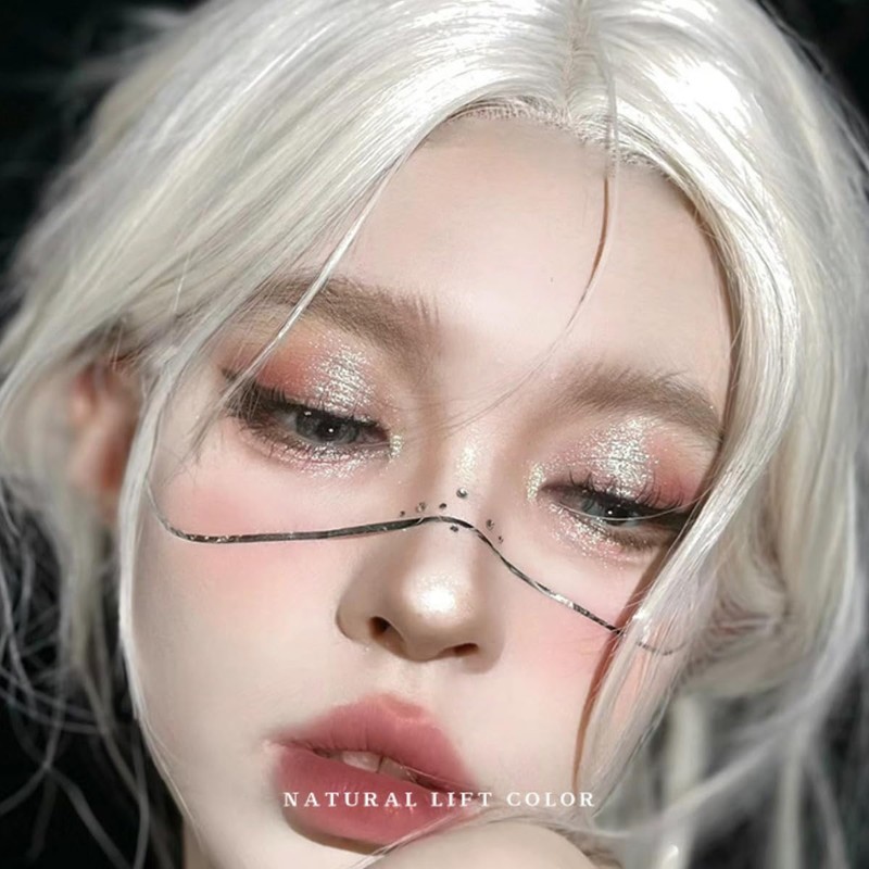 KARLOR Liquid Eye Highlighter Glitter, Creamy Champagne Glitter Eyeshadow Shimmer